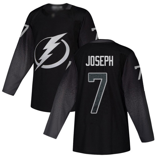 Adidas Tampa Bay Lightning Men #7 Mathieu Joseph Black Alternate Authentic Stitched NHL Jersey->tampa bay lightning->NHL Jersey
